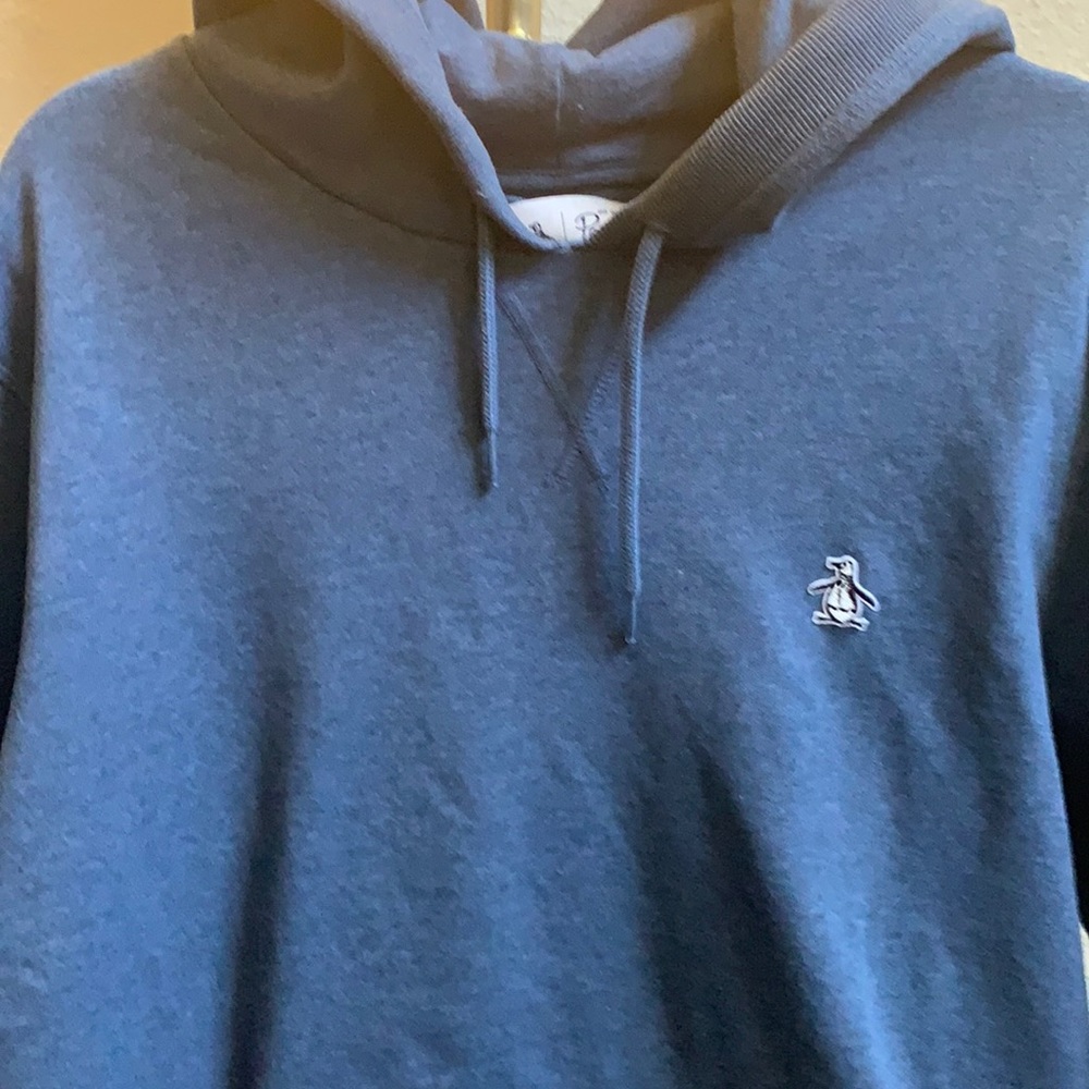 Blue hoodie